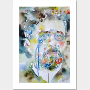 ANTON CHECHOV - watercolor portrait .3 Posters and Art